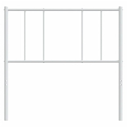 White 80 cm Metal Headboard: Sleek & Stylish Bedroom Upgrade