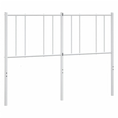 Elegant White Metal Headboard - 160 cm