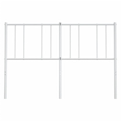 Elegant White Metal Headboard - 160 cm
