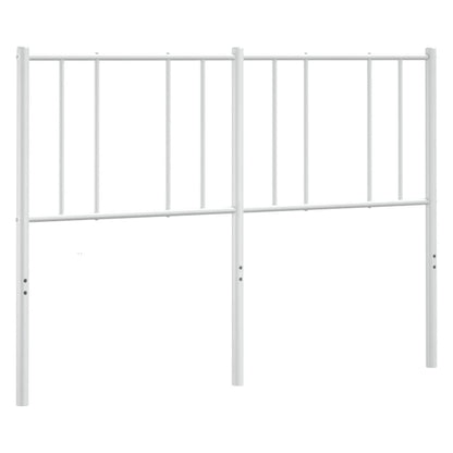 Elegant White Metal Headboard - 160 cm