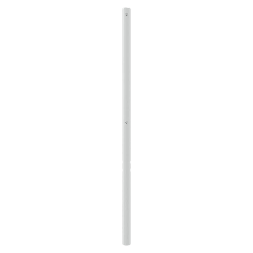 Elegant White Metal Headboard - 160 cm