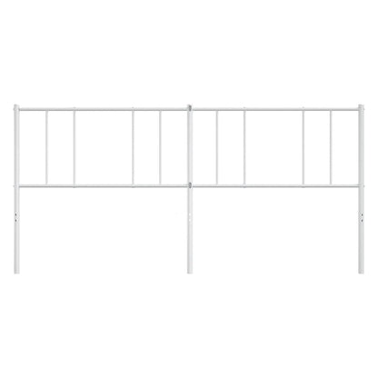 Elegant White Metal Headboard - 180 cm, Durable & Stylish Design