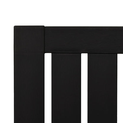 Black Polypropylene Garden Adirondack Chairs Set of 2
