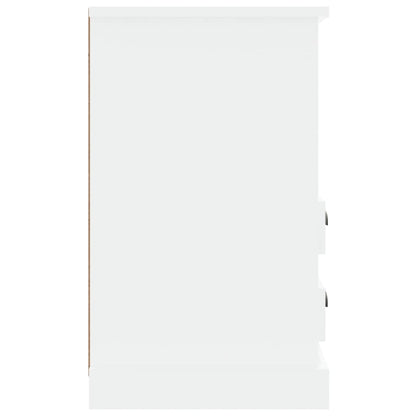 White Bedside Cabinets Set of 2 - Sleek 43x36x60 cm Design