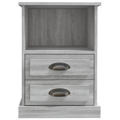 Grey Sonoma Bedside Cabinets - Set of 2, 43x36x60 cm