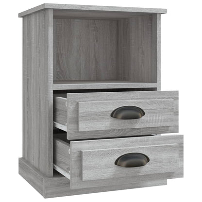 Grey Sonoma Bedside Cabinets - Set of 2, 43x36x60 cm