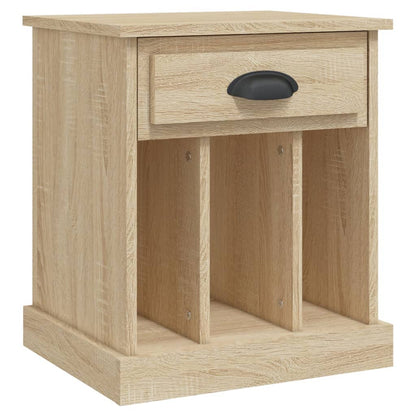 Sonoma Oak Bedside Cabinet 43x36x50 cm - Elegant Bedroom Storage