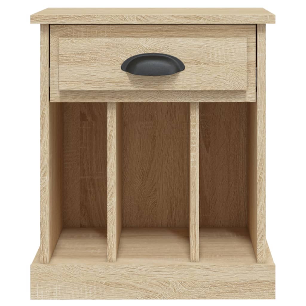 Sonoma Oak Bedside Cabinet 43x36x50 cm - Elegant Bedroom Storage