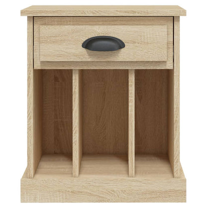 Sonoma Oak Bedside Cabinet 43x36x50 cm - Elegant Bedroom Storage