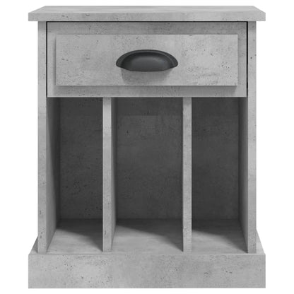 Concrete Grey Bedside Cabinet 43x36x50 cm - Stylish & Functional