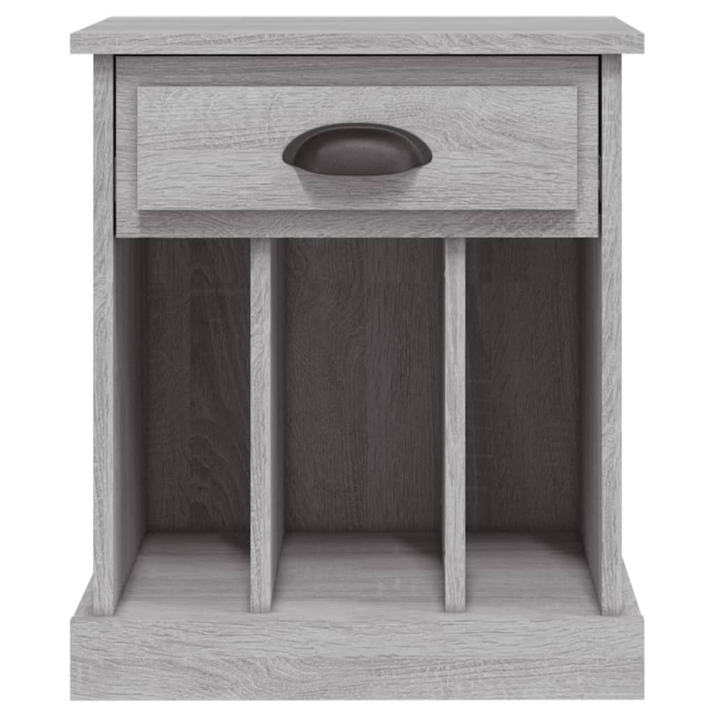 Grey Sonoma Bedside Cabinet 43x36x50 cm - Stylish & Compact Design