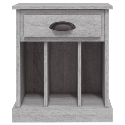 Grey Sonoma Bedside Cabinet 43x36x50 cm - Stylish & Compact Design