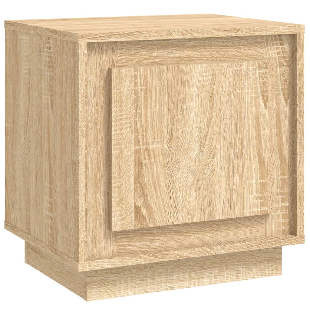 Sonoma Oak Bedside Cabinet 44x35x45 cm Engineered Wood