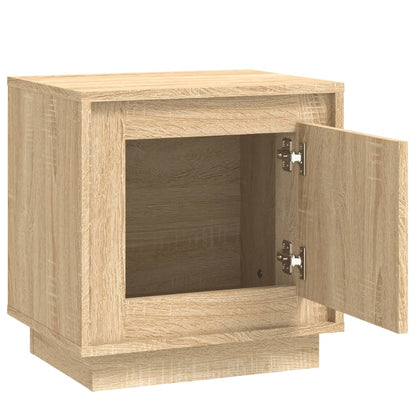 Sonoma Oak Bedside Cabinet 44x35x45 cm Engineered Wood