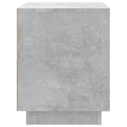 Concrete Grey Bedside Cabinets Set of 2 - 44x35x45 cm Engineered Wood