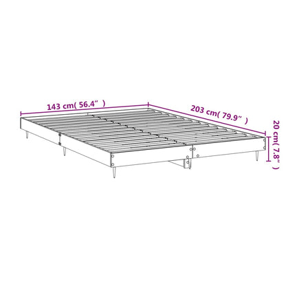 Grey Sonoma Engineered Wood Bed Frame 140x200 cm - No Mattress