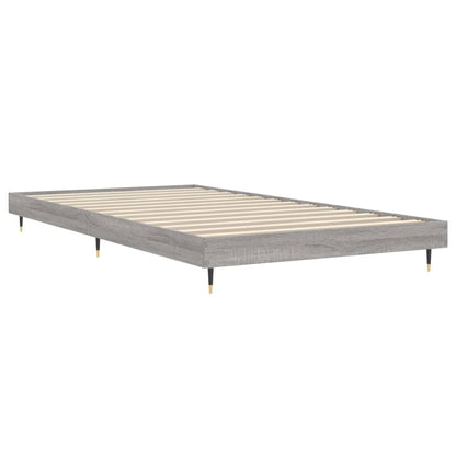 Grey Sonoma Single Bed Frame 90x190 cm - Engineered Wood