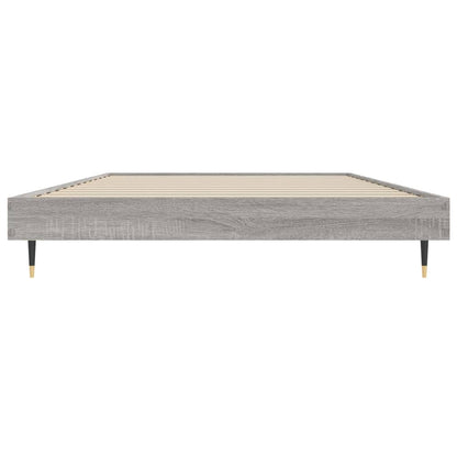 Grey Sonoma Single Bed Frame 90x190 cm - Engineered Wood