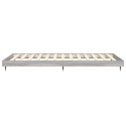 Grey Sonoma Single Bed Frame 90x190 cm - Engineered Wood