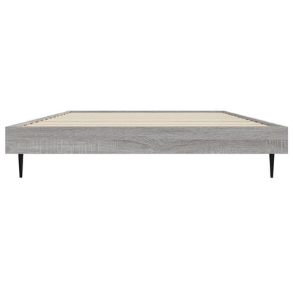 Grey Sonoma Engineered Wood Bed Frame 90x200 cm (No Mattress)