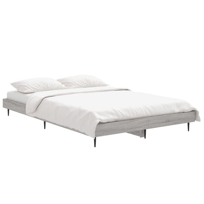 Grey Sonoma Engineered Wood Bed Frame 120x190 cm - Small Double