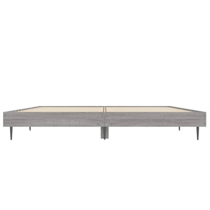 Grey Sonoma Engineered Wood Bed Frame 120x190 cm - Small Double