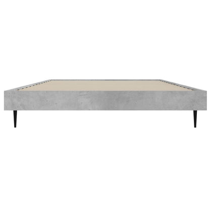 Concrete Grey Single Bed Frame 90x190 cm - No Mattress Included