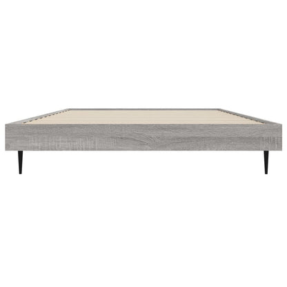 Grey Sonoma Engineered Wood Single Bed Frame 90x190 cm