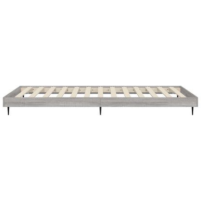 Grey Sonoma Engineered Wood Bed Frame 75x190cm - No Mattress