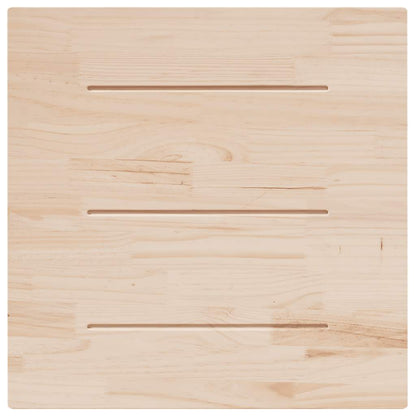 Solid Pine Wood Table Top in White - 90x90x2.5 cm Square