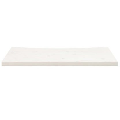 Desk Top White 80x40x2.5 cm Solid Wood Pine