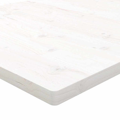 Desk Top White 100x50x2.5 cm Solid Wood Pine