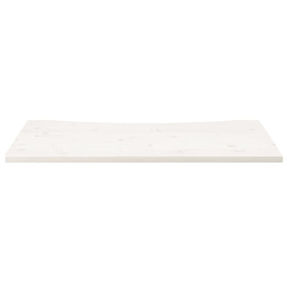 Desk Top White 110x60x2.5 cm Solid Wood Pine