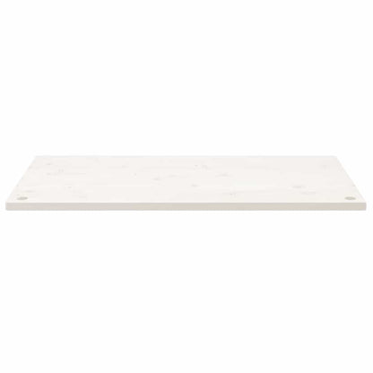 Desk Top White 110x55x2.5 cm Solid Wood Pine