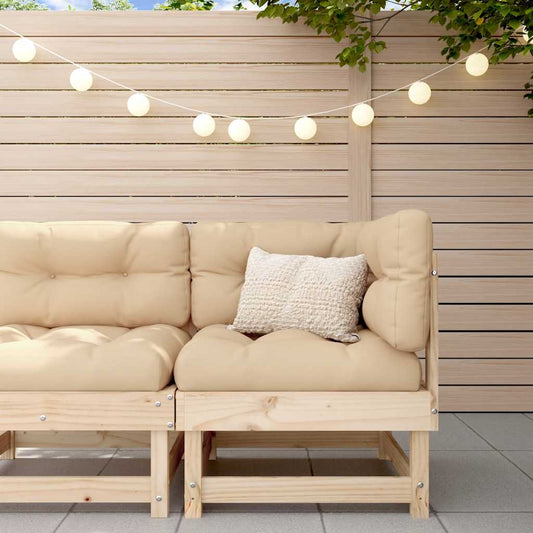 Solid Pine Corner Sofa with Cushions - Stylish & Durable Seating