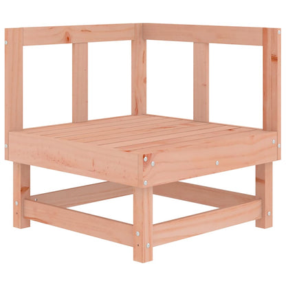 Douglas Solid Wood Corner Sofa with Cushions - Natural Finish