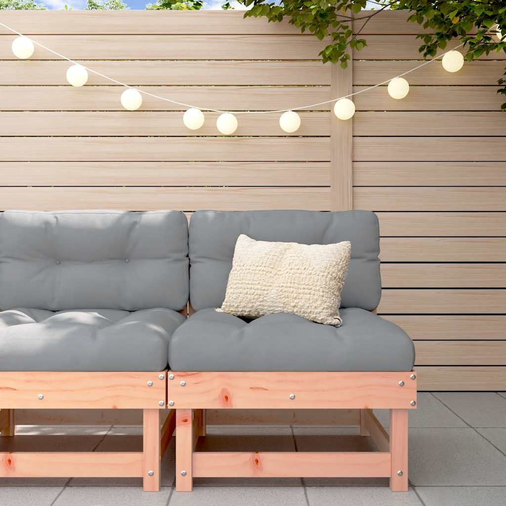 Solid Wood Douglas Middle Sofa with Cushions - Stylish & Durable