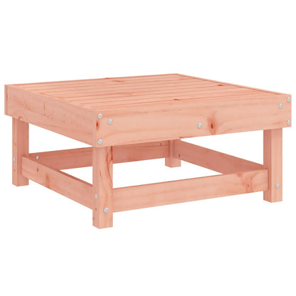 Solid Wood Douglas Garden Footstool with Cushion - Stylish Comfort