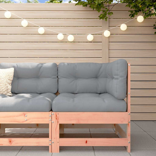 Douglas Solid Wood Corner Sofa with Cushions - Stylish & Durable