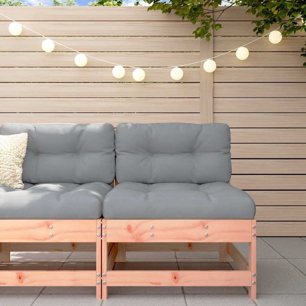 Douglas Solid Wood Middle Sofa with Cushions - Elegant & Durable