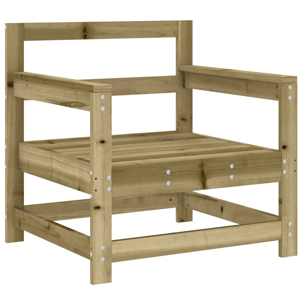 2-Piece Pine Wood Garden Chairs with Cushions - Durable & Stylish