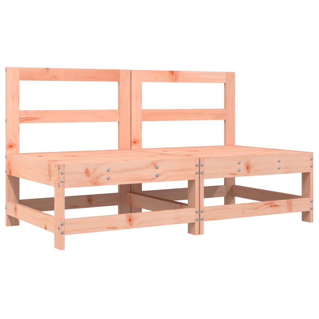 2-Pc Solid Wood Douglas Middle Sofas with Cushions - Stylish Comfort