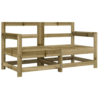 2-Pc Pine Wood Garden Chairs with Cushions - Durable & Stylish