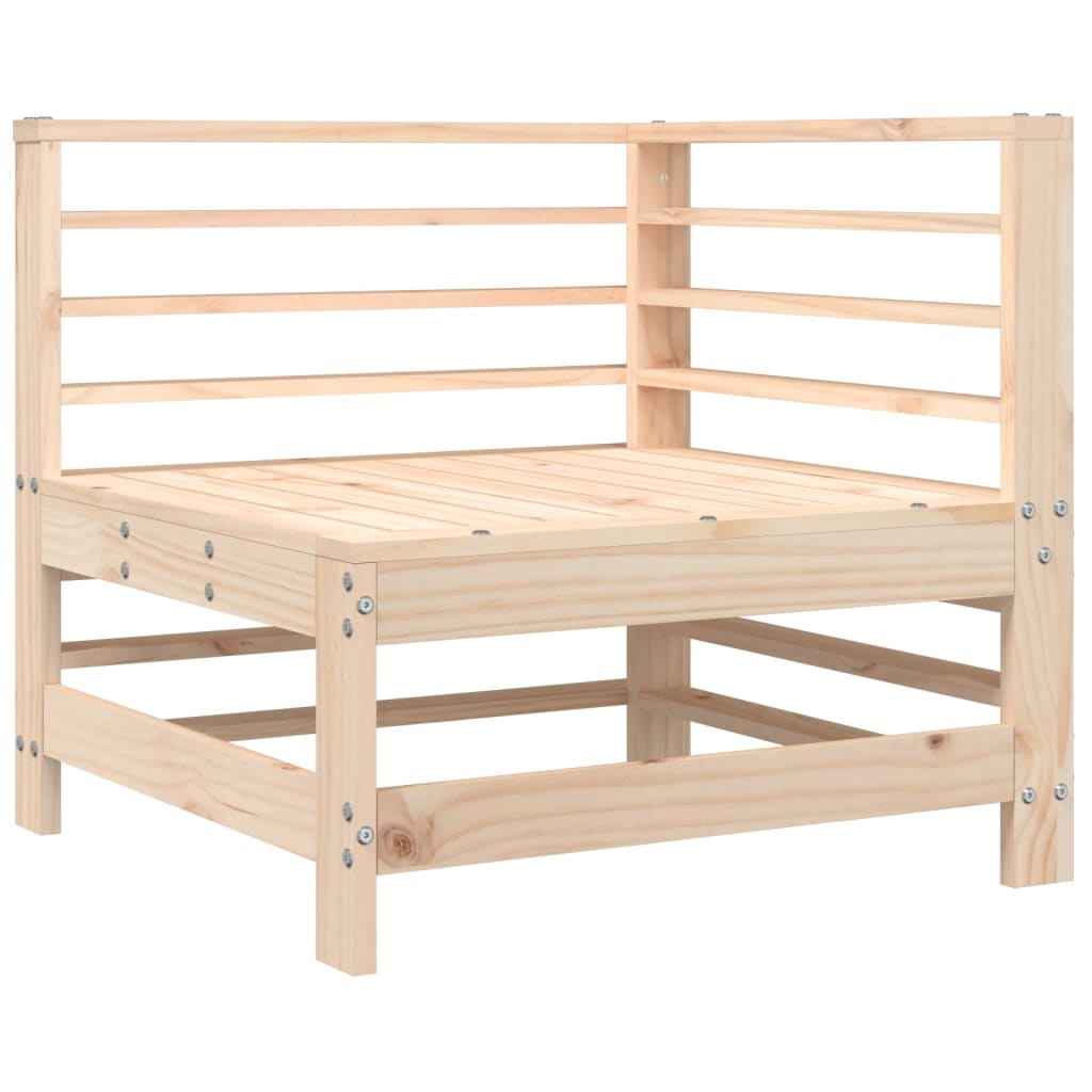 Solid Pine Corner Sofa with Cushions - Elegant & Durable Design