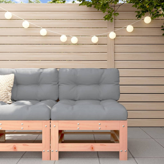 Douglas Solid Wood Middle Sofa with Cushions - Modern & Durable
