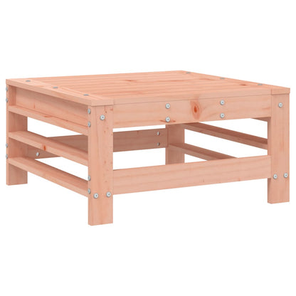 Solid Wood Douglas Garden Footstool with Cushion - Stylish Comfort
