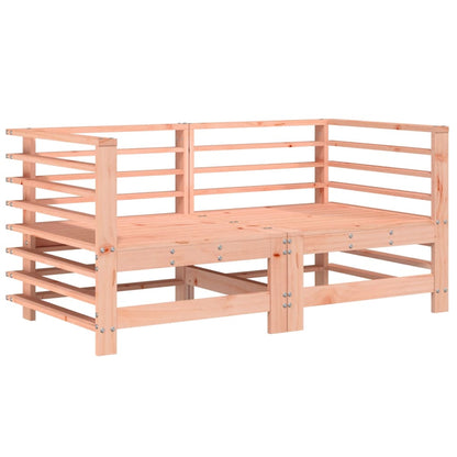 Solid Wood Douglas Corner Sofa Set with Cushions - 2 Pcs