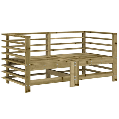 2-Piece Corner Sofas with Cushions - Impregnated Pine Wood