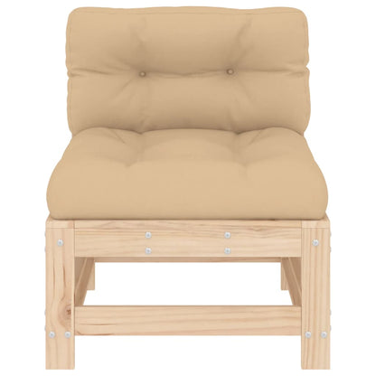 Solid Pine 2-Pc Middle Sofas with Cushions - Durable & Stylish