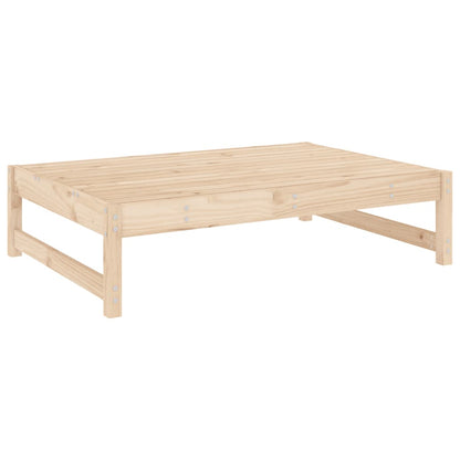 Solid Pine Garden Footstool 120x80 cm - Durable Outdoor Furniture
